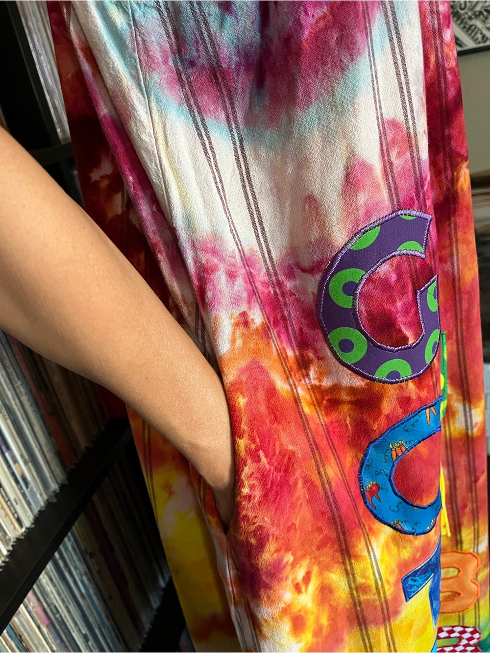 Relisted for JACLYN PHISH tour ice dyed GOTTA JIBBOO lot shakedown patchwork ⭕️ - Picture 10 of 12